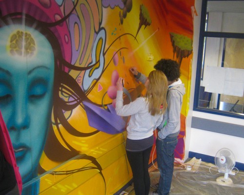 Sixth Form Common Room Mural